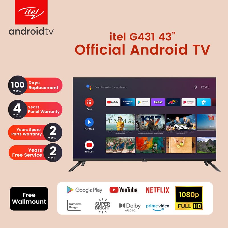 ITEL QLED SMART TELEVISION 43